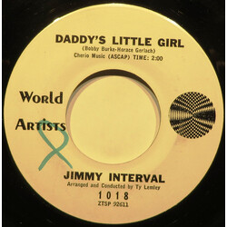 Jimmy Interval Daddy's Little Girl USED VINYL 7INCH 45 RPM PROMO