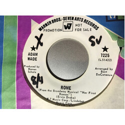 Adam Wade (2) Rome / Old Devil Moon USED VINYL 7INCH 45 RPM PROMO