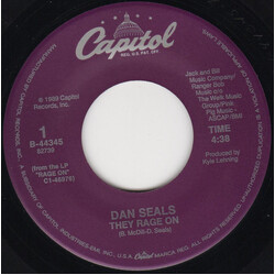 Dan Seals They Rage On / Factory Town USED VINYL 7INCH 45 RPM