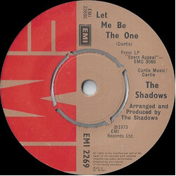The Shadows Let Me Be The One USED VINYL 7INCH 45 RPM SINGLE