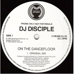 DJ Disciple On The Dancefloor USED VINYL 12INCH PROMO 33 S RPM