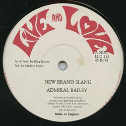 Admiral Bailey New Brand Slang USED VINYL 12INCH 45 RPM