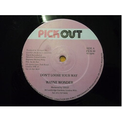 Wayne Wonder Don't Loose Your Way USED VINYL 12INCH 45 RPM