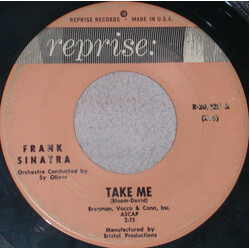 Frank Sinatra Take Me USED VINYL 7INCH 45 RPM