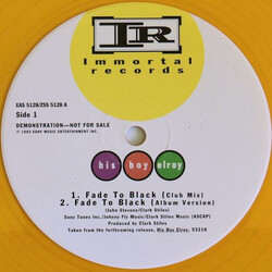 His Boy Elroy (2) Fade To Black USED VINYL 12INCH 33 S RPM PROMO