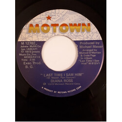 Diana Ross Last Time I Saw Him USED VINYL 7INCH 45 RPM SINGLE
