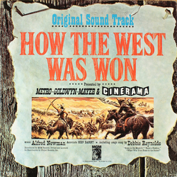 Alfred Newman / Debbie Reynolds / Ken Darby How The West Was Won, Original Soundtrack Vinyl LP USED