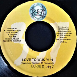 Lukie D / Bunji Garlin Love To Wuk Yuh / Put In The Thing USED VINYL 7INCH 45 RPM