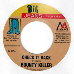 Bounty Killer Check It Back USED VINYL 7INCH 45 RPM