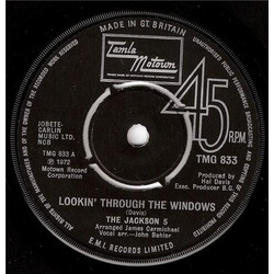 The Jackson 5 Lookin' Through The Windows VINYL 7" USED