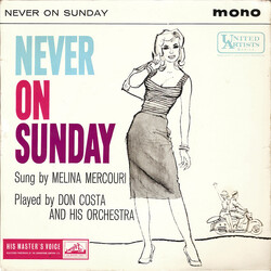 Melina Mercouri / Don Costa Orchestra Never On Sunday Vinyl 7" USED