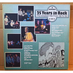 Various Remember 25 Years In Rock / The Greatest Hits From '58 To '83 Vinyl 3 LP USED