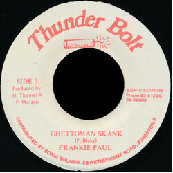 Frankie Paul Ghettoman Skank USED VINYL 7INCH 45 RPM