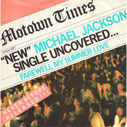 Michael Jackson Farewell My Summer Love VINYL 7" USED