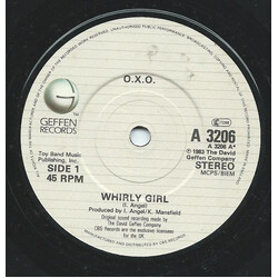 OXO (2) Whirly Girl Vinyl 7" USED