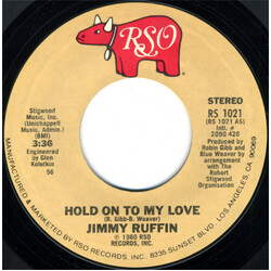 Jimmy Ruffin Hold On To My Love Vinyl 7" USED