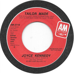 Joyce Kennedy Tailor Made USED VINYL 7INCH 45 RPM SINGLE PROMO