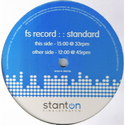 No Artist Stanton Final Scratch Control Record Standard Version USED VINYL 12INCH