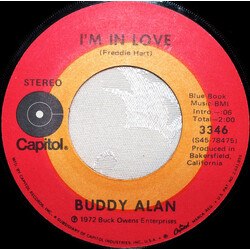 Buddy Alan I'm In Love USED VINYL 7INCH 45 RPM SINGLE