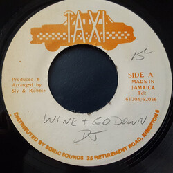 Red Dragon Wine And Go Down USED VINYL 7INCH 45 RPM SINGLE