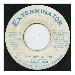 Ninjaman Get Out A Here USED VINYL 7INCH 45 RPM
