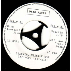 Dead Facts Burn Yourself USED VINYL 7INCH 45 RPM