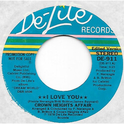 Crown Heights Affair I Love You USED VINYL 7INCH 45 RPM PROMO