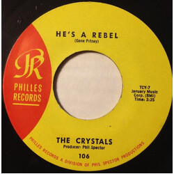 The Crystals He's A Rebel / I Love You Eddie Vinyl 7" USED
