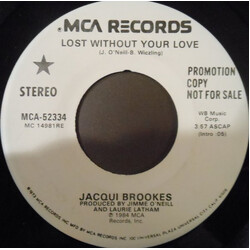 Jacqui Brookes Lost Without Your Love USED VINYL 7INCH PROMO