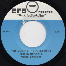 Vicki Lawrence The Night The Lights Went Out In Georgia USED VINYL 7INCH 45 RPM