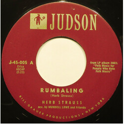 Herb Strauss Rumbaling USED VINYL 7INCH 45 RPM
