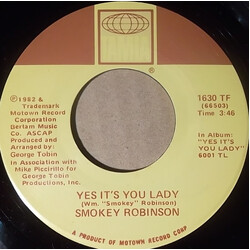 Smokey Robinson Yes It's You Lady / Are You Still Here USED VINYL 7INCH 45 RPM SINGLE