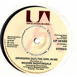 Maxine Nightingale (Bringing Out) The Girl In Me USED VINYL 7INCH 45 RPM SINGLE PROMO