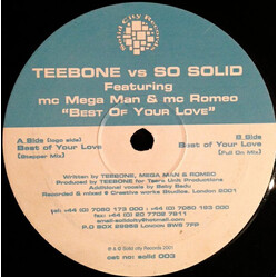 Teebone / So Solid Crew / Megaman / Romeo Best Of Your Love USED VINYL 12INCH