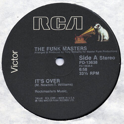 Funk Masters It's Over USED VINYL 12INCH 33 S RPM