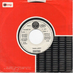 Thin Lizzy The Boys Are Back In Town USED VINYL 7INCH SINGLE MISPRINT