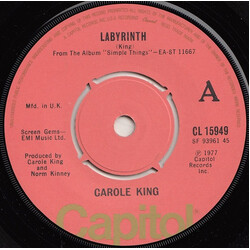 Carole King Labyrinth Vinyl USED