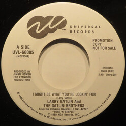Larry Gatlin & The Gatlin Brothers I Might Be What You're Lookin' For USED VINYL 7INCH 45 RPM PROMO