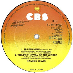 Ramsey Lewis Spring High USED VINYL 12INCH 45 RPM