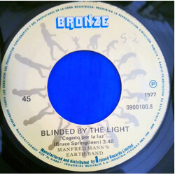 Manfred Mann's Earth Band Blinded By The Light = Cegado Por La Luz USED VINYL 7INCH 45 RPM SINGLE