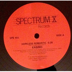 Kasino (3) Hopeless Romantic Vinyl 12" USED