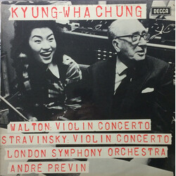 Kyung-Wha Chung / Sir William Walton / Igor Stravinsky / The London Symphony Orchestra / André Previn Violin Concerto / Violin Concerto Vinyl LP USED