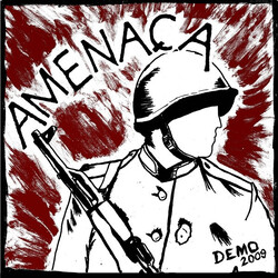Amenaça Demo 2009 USED VINYL 12INCH 45 RPM REISSUE WHITE LABEL
