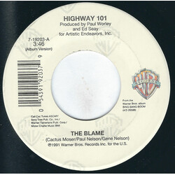 Highway 101 The Blame Vinyl 7" USED