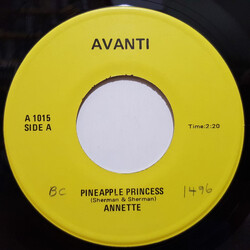 Annette (7) Pineapple Princess USED VINYL 7INCH 45 RPM REISSUE