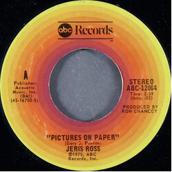 Jeris Ross Pictures On Paper Vinyl 7" USED