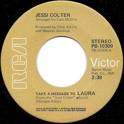 Jessi Colter Take A Message To Laura USED VINYL 7INCH 45 RPM