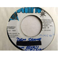 Doniki / Steady Ranks Dem Shame USED VINYL 7INCH 45 RPM