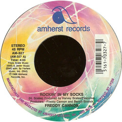 Freddy Cannon Rockin' In My Socks USED VINYL 7INCH 45 RPM