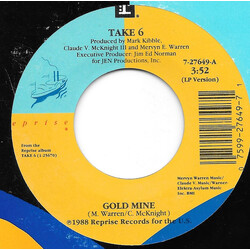 Take 6 Gold Mine USED VINYL 7INCH 45 RPM SINGLE